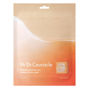 Веганська гідрогелева маска з екстрактом комбучі Dr.Ceuracle Vegan Kombucha Tea Essence in Gel Mask, 36 г Купити оптом в Україні