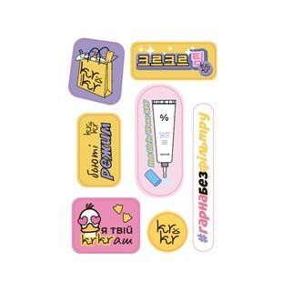 Набір обʼємних стікерів Sticker set KRKR, 1 шт Купити оптом в Україні