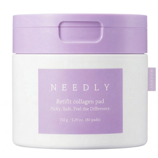 Тонер-педы с коллагеном для увлажнения и упругости Needly Retifit Collagen Pad, 80 шт Купить  оптом в Украине