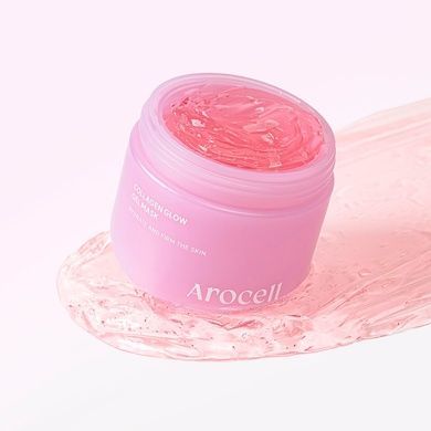 Колагенова гель-маска для сяйва шкіри Arocell Collagen Glow Gel Mask, 100 г Купити оптом в Україні