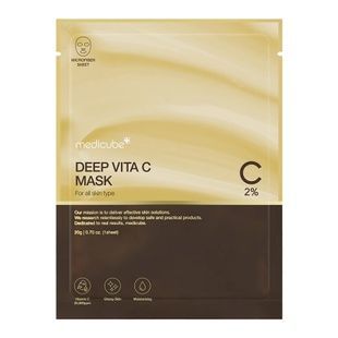 Освітлювальна маска з вітаміном С Medicube Deep Vita C Mask, 20 г Купити оптом в Україні