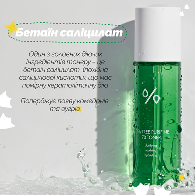 Тонер з екстрактом чайного дерева Dr.Ceuracle Tea Tree Purifine Toner, 100 мл Купити оптом в Україні