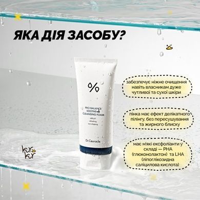Гель для вмивання з пробіотиками Dr.Ceuracle Pro Balance Soothing Cleansing Foam, 150 мл Купити оптом в Україні