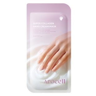 Зволожувальна маска-рукавички для рук з колагеном Arocell Collagen Hand Cream Mask, 14 мл Купити оптом в Україні