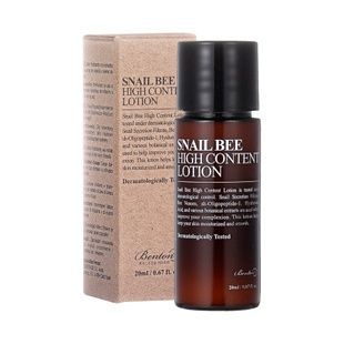 Денний лосьйон з муцином равлика і бджолиною отрутою Benton Snail Bee High Content Lotion, 20 мл Купити оптом в Україні