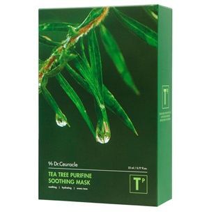 Заспокійлива маска з екстрактом чайного дерева Dr.Ceuracle Tea Tree Purifine Soothing Mask, 23 мл * 10 шт Купити оптом в Україні