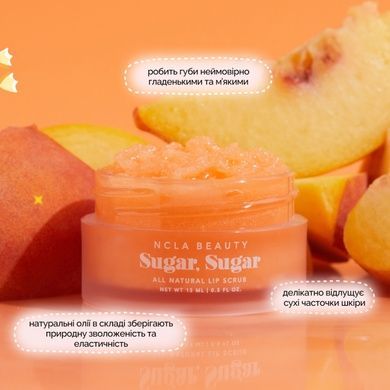 Сахарный скраб для губ &laquo;Персик&raquo; NCLA Beauty Sugar, Sugar - Peach, 15 мл Купить  оптом в Украине