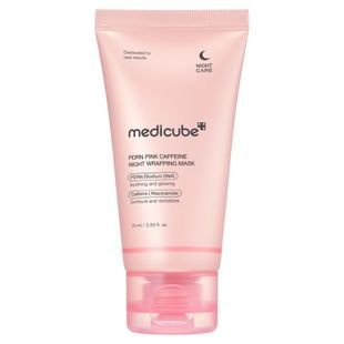Нічна маска-плівка з полінуклеотидами та кофеїном Medicube PDRN Pink Caffeine Night Wrapping Mask, 75 мл Купити оптом в Україні