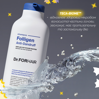 Шампунь проти лупи для ослабленого волосся Dr.FORHAIR Folligen Anti-Dandruff Shampoo, 70мл Купити оптом в Україні