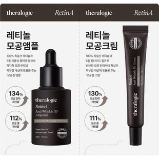 Набір тестерів з ретинолом Theralogic RetinA Anti Wrinkle 3D Cream 1g + Ampoule 1ml Купити оптом в Україні