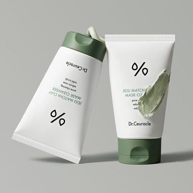 Очищающая глиняная маска с чаем матча Dr.Ceuracle Jeju Matcha Clay Mask Cleanser, 120 мл Купить  оптом в Украине