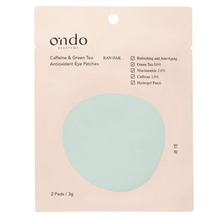 Гідрогелеві антиоксидантні патчі для шкіри навколо очей Ondo Beauty 36.5 Caffeine & Green Tea Antioxidant Eye Patches, 2 шт Купити оптом в Україні