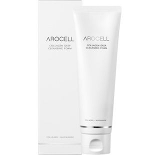 Пінка для глибокого очищення шкіри з колагеном Arocell Collagen Deep Cleansing Foam, 120 мл Купити оптом в Україні