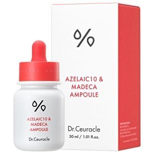 Сироватка з азелаїновою кислотою 10% та мадекасосидом Dr.Ceuracle Azelaic 10 & Madeca Ampoule, 30 мл Купити оптом в Україні