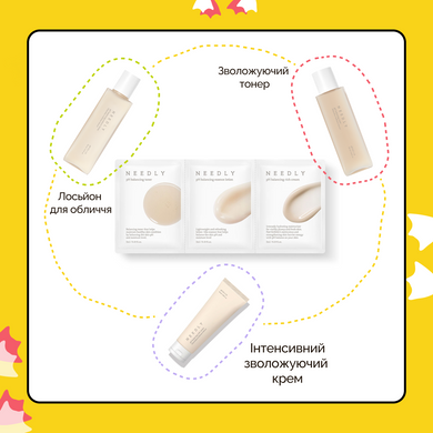 Набор тестеров с экстрактом гриба Альбатрелуса Needly pH balancing Line 3step (toner, lotion, cream), 3 мл*3 шт Купить  оптом в Украине