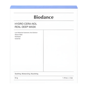 Зволожувальна маска з керамідами Biodance Hydro Cera-nol Real Deep Mask, 34 г * 4 шт Купити оптом в Україні