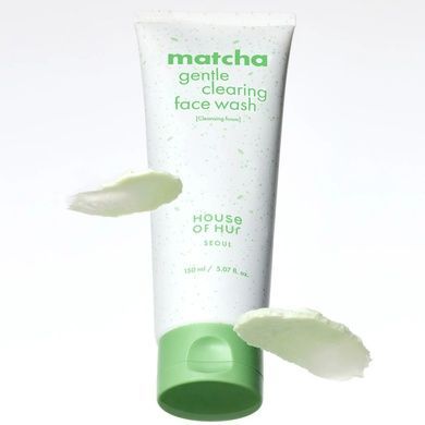 Мягкий очищающий гель для умывания с матча House of Hur Matcha Gentle Clearing Face Wash, 150 мл Купить  оптом в Украине