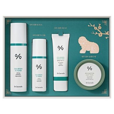 Набор для комплексного ухода за кожей лица Dr.Ceuracle Green Essential Set, 4 в 1 Купить  оптом в Украине